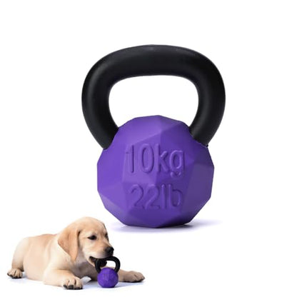 MECOOL Indestructible Dog Toy for Aggressive Chewers - Heavy Duty Chew Ring with Durable Nylon and Treat Dispenser Rubber Base, Interactive Food Puzzle Dog Chew Toy,Medium Purple for Puppy - size: S Purple