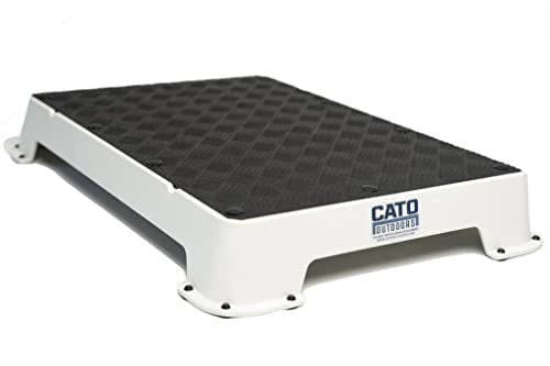 Cato Board - Dog Training Platform (White, Rubber Surface) - color: White
