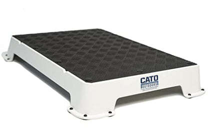 Cato Board - Dog Training Platform (White, Rubber Surface) - color: White