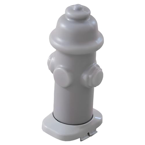 Dog Fire Hydrant Training Post, 5.1 in, 13 cm Plastic Urination Post for Small Dog, Potty Training Aid to Guide Pee Spot, Indoor Outdoor Use, Helps Reduce Mess