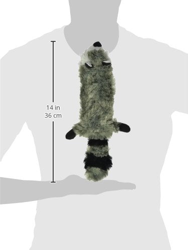 Hyper Pet Critter Skinz Raccoon Stuffless Dog Toy, Medium - size: Medium, style: Raccoon