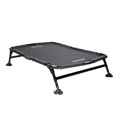 Momarsh Elevated Dog Cot with Washable Soft Pad & Folding Frame for Travel & Home Use | All in One Home Cot with Non Slip Feet | Large Portable Dog Bed | Perfect Padded Pet Bed System for Dogs - color: Elevated Home Cot