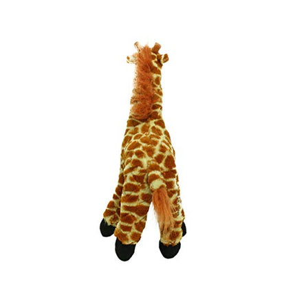 MIGHTY Tuffy 2 Pack Giraffe Dog Toys | Ultra Durable Plush Toy with Multiple Layers & Reinforced Seams , Washable and Floats , Mighty® Construction - color: 2PK Brown Giraffe