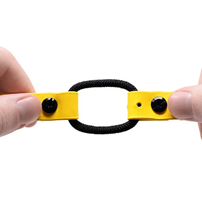 E-Collar Educator 1" Biothane Collar Strap for ET-800 & UL-1200, Yellow | Fits FE-580, ET-800 & UL-1200 Receivers Only, 1" Waterproof Biothane, 33" Trim-to-Fit, Yellow - color: Yellow