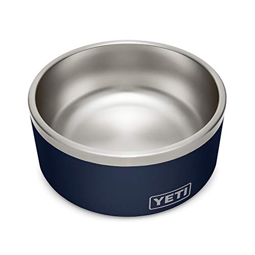 YETI Boomer 8, Stainless Steel, Non-Slip Dog Bowl, Holds 64 Ounces - color: Navy