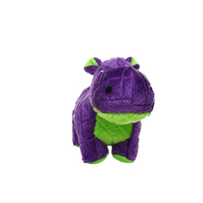 MIGHTY- Safari Hippo - Squeaker-Multiple Layers. Made Durable, Strong & Tough. Interactive Play Dog Toy (Tug, Toss & Fetch). Machine Washable & Floats | Ultra Durable Plush Toy with Multiple Layers & Reinforced Seams , Washable and Floats , Mighty® Constr