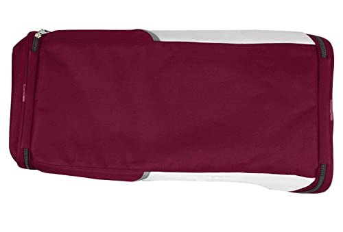 Pet Life ® 'Phenom-Air' Travel Collapsable Folding Airline Approved Cat and Dog Pet Carrier with Shoulder Straps and Pouch - color: Red, size: One Size