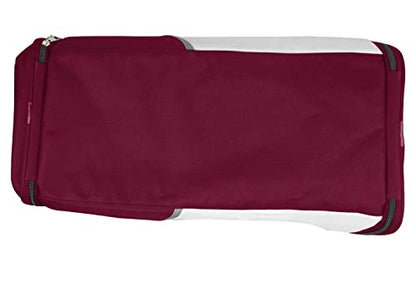 Pet Life ® 'Phenom-Air' Travel Collapsable Folding Airline Approved Cat and Dog Pet Carrier with Shoulder Straps and Pouch - color: Red, size: One Size