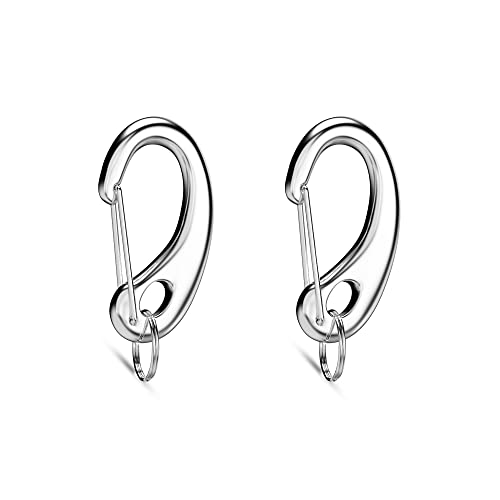 Pet Tag Quick Clip/Spring-Load Hook Combo for Pet ID Tags - 2 Standard