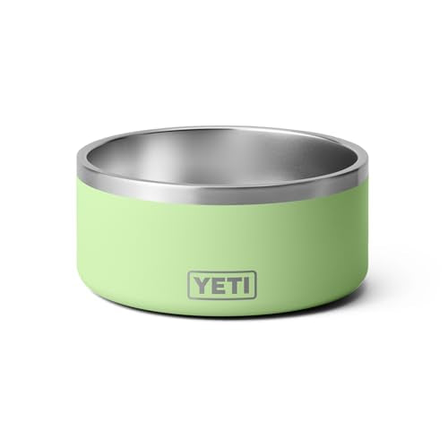 YETI Boomer 8, Stainless Steel, Non-Slip Dog Bowl, Holds 64 Ounces - color: Key Lime