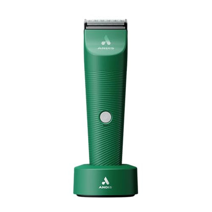 Andis 79085 Vida 5-in-1 Cordless Adjustable Blade Pet Hair Clipper, 11-Piece Kit, Non-Slip Design, Slim Profile, Versitile Fit, Grooming, Green - color: Green