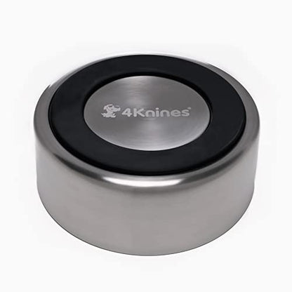 4Knines Stainless Steel Dog Bowl – Heavy Duty Non-Slip Large Pet Food and Water Bowl for Dogs and Puppies, Double-Walled, Spill Resistant, Rust Proof, Easy Clean, 64oz Capacity - Pink - color: Pink