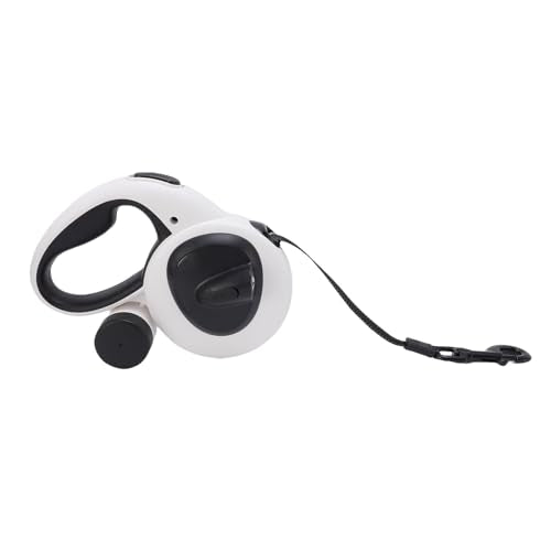 Retractable Dog Leash, Pet Walking Leash with One Handed Brake, Reflective Strips and LED Light, Heavy Duty for Small and Medium Dogs (Large Size(21x15in)) - size: Large Size(21x15in), style: Large Size(21x15in)