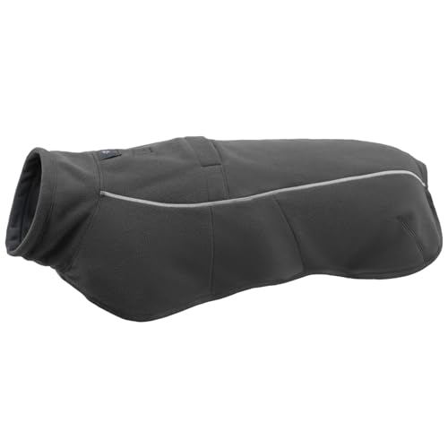 Ruffwear, Climate Changer Dog Fleece Vest, Lightweight, Warm, Winter Coat for Dogs with Adjustable Fit, Quick Release Buckles, Reflective Trim, and Harness Compatibility, Basalt Gray, XX-Small - color: Basalt Gray, size: XX-Small