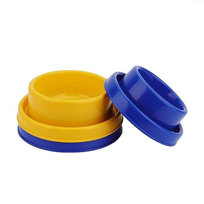 Ants Away Dog Bowl Cat Puppy Food Bowls Round No Spill Eating Feeder for Small Animals Brown M - color: Brown, size: Medium