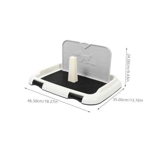 Indoor Dog Potty Tray Capacity Pee Holder for Puppy Training Splashproof Dog Toilet Box Removable Design