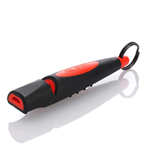 ACME Alpha 211.5 Professional Dog Training Whistle with Enhanced Ergonomic Grip. BPA-Free Plastic. 110 dBA. Long Range. Standardized Frequency. Weatherproof. Made in the UK (Black on Day Glow Orange) - color: Black on Day Glow Orange