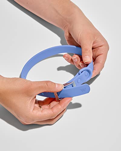 Wild One Dog Collar, Easy-Clean, All Weather Flex-Poly Strap with Metal, Durable, Dirt and Odor Resistant (Moonstone, XS) - color: Moonstone, size: XS