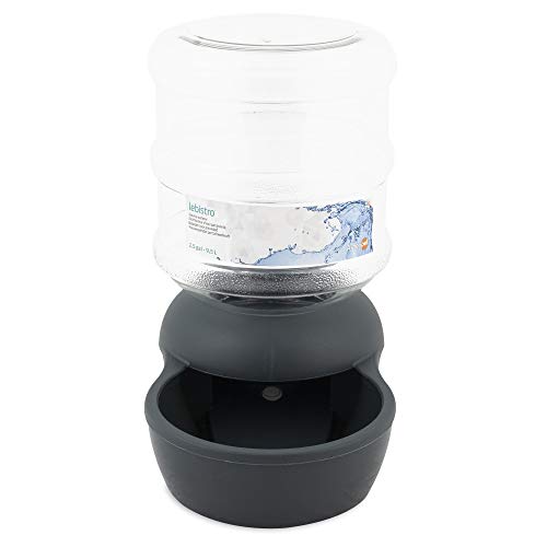 Petmate Aspen Pet Lebistro Gravity Waterer, 2.5 Gallon, Made in USA - color: Breeze