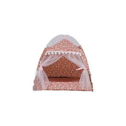 Washable Cat Dog Tent Dogs Cat Beds for Indoor Cats Waterproof Pet Tent Warm Outdoor Cat Enclosures Cat Cave Covered Cat Bed Fits Puppy Or Small Pet Birthday forfor Men Women Cute Stuff (Gray)