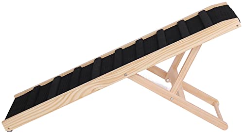 Large Dog Pet Ramp Stairs for Bed Car Truck Couch SUV,Dog Pet Ramp for Small Large Dogs Pets to Get on High Bed Truck Couch Sofa - size: Large