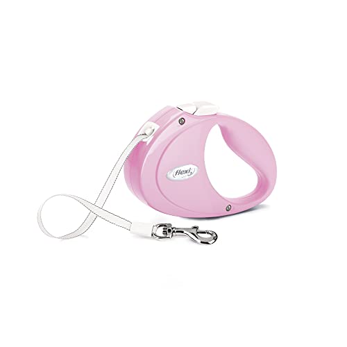 Flexi - PU00T2-251-RO - Dog Lead - Retractable Lead - Puppy Tape - 2 m - Pink - size: M