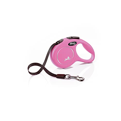 Flexi Roll-Leine New Classic XS Gurt 3 M Blau Für Hunde, Katzen Und Kleintiere Bis Max. 12 kg, Multicolor, Youth X-Small/16 - size: youth x-small / 16