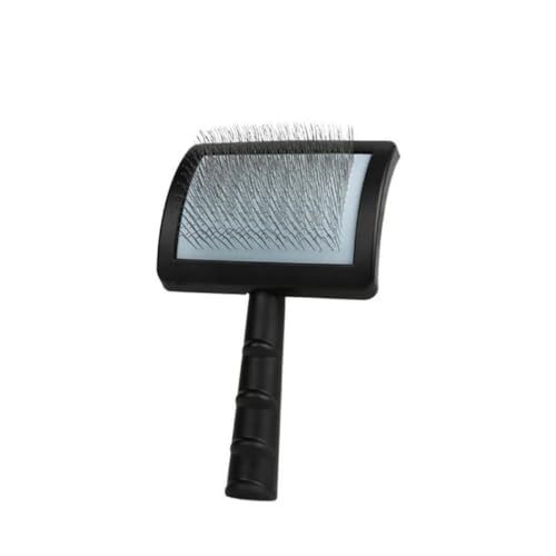 Extra Long Pin Slicker Brush For Large Dog Matted Hair Grooming Wire Brush For Pets Shedding Brushes(Black) - color: Black
