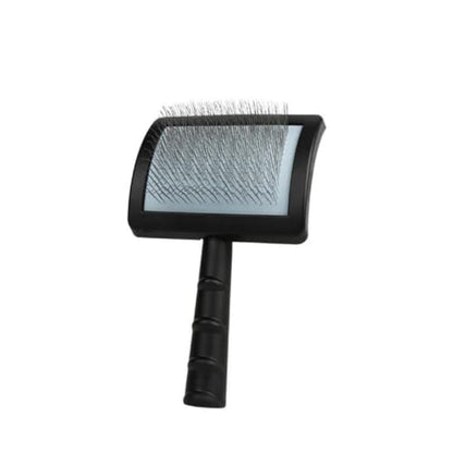 Extra Long Pin Slicker Brush For Large Dog Matted Hair Grooming Wire Brush For Pets Shedding Brushes(Black) - color: Black