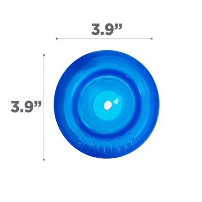 Outward Hound by Planet Dog Lil' Snoop Dog Toy – Treat‑Dispenser Puzzle Ball, Interactive Slow Feeder, Small to Medium Dogs, Bouncy & Mint-Infused, Blue, 3.9" - color: Blue Lil Snoop