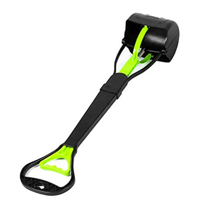 Upgraded Long Handle Dog Pooper Scooper No Bending Over Easy Pick Up for Easy Waste Dirt Gravel Pick Up Jaw Scooper
