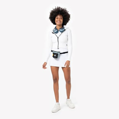 OllyDog, Goodie Treat Bag, Dog Treat Training Pouch | Magnetic Closure | 3 Ways to Wear | Hands-Free Waist Belt | Water-Resistant Recycled Vegan Fabric (St. Lucia) - color: St. Lucia