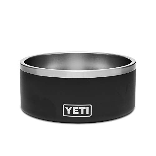 YETI Boomer 8, Stainless Steel, Non-Slip Dog Bowl, Holds 64 Ounces - color: Black