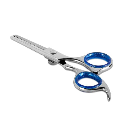 Professional 4.5-Inch Thinning Shears - Small Dog Grooming Scissors for Dogs' Faces and Eyes - Sharp & Durable - Ideal for Tight Spaces and Detailed Grooming - Pet and Cat Grooming Supplies - size: 4.5 Inch