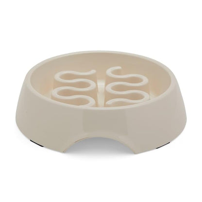 EveryYay by Petco Take it Slow White Slow Feeder Pet Bowl 2.5 Cups - size: Medium