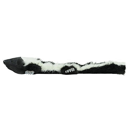 Hyper Pet 48847 Real Skinz Dog Toy, Skunk,Black/White - size: Medium, style: Skunk