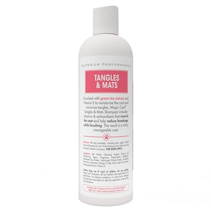 Four Paws Magic Coat Tangles and Mats Dog Grooming Shampoo, Violet Scent, 16 Ounce Bottle - size: 16 Ounces (1 Count), style: Detangling Dog Shampoo