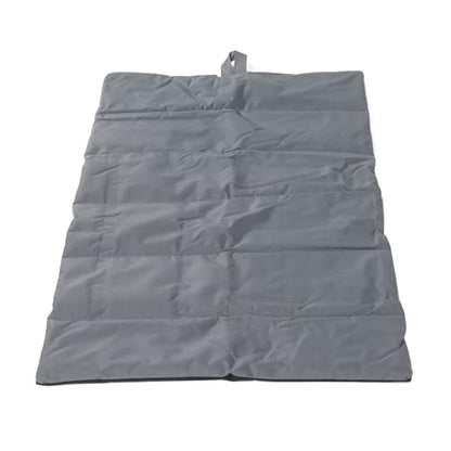 Portable Pet Mat, Foldable Roll-Up Pet Camping Bed, Easy to Clean and Store, Ideal for Outdoor Travel, Made of Sturdy 600D Oxford Cloth, Gray