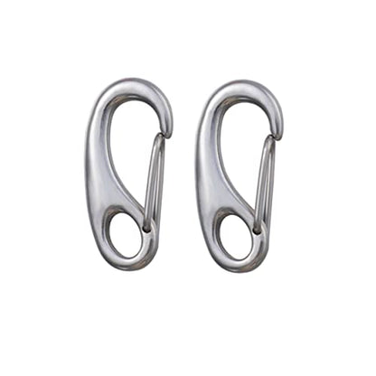 4pcs Stainless Steel Pet Id Tag Clips for Dogs and Cats Quick Connect Clamps for Easy Collar Changes and Tag Transitions