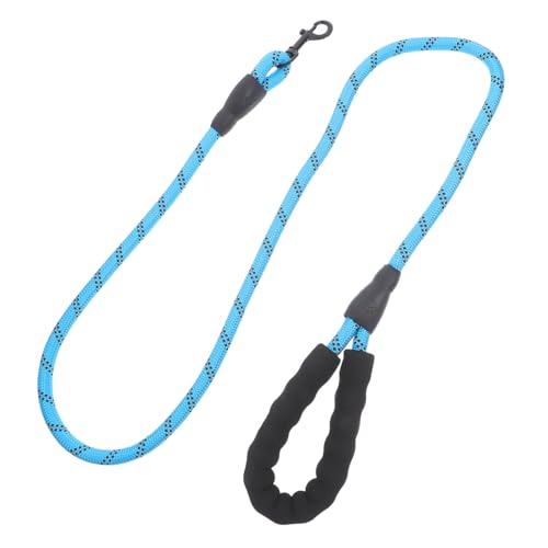 VILLCASE Heavy Duty Reflective Dog Leash with Padded Handle, 1.2cm X 150cm Nylon Rope for Outdoor Walking and Night Safety, Suitable for Small to Large Dogs