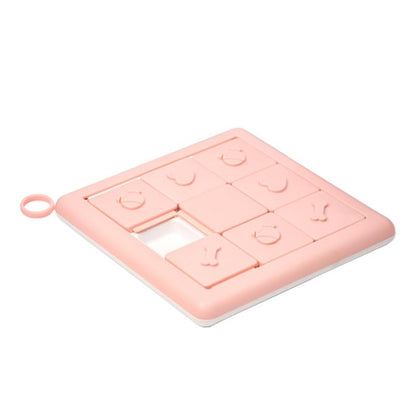 Buyter Dog Puzzle Toys Puppy Food Puzzle Slow Feeder Bow,Interactive Training Treats Dispenser,Aid Pets Digestion and Boredom Relieve (Pink) - color: Pink