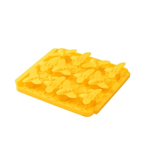 Tall Tails Bee Foraging Mat for Dogs and Cats – Slow Pet Feeder Puzzle Mat for Easy & Engaging Feeding - color: Bee