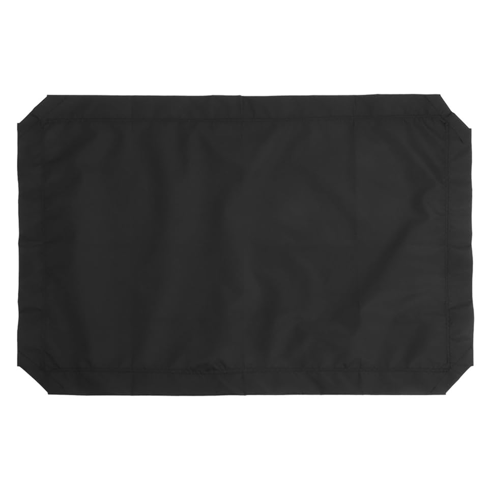 POPETPOP Elevated Dog Bed Replacement Cover Breathable Mesh Dog Cot Cover Pet Camp Bed Indoor Outdoor - size: 90.00X69.00X0.80CM