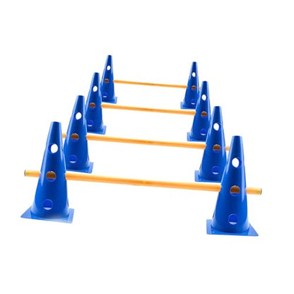 Dog Agility Hurdle Cone Set Soccer Agility Pole Professional Field Warning Rod