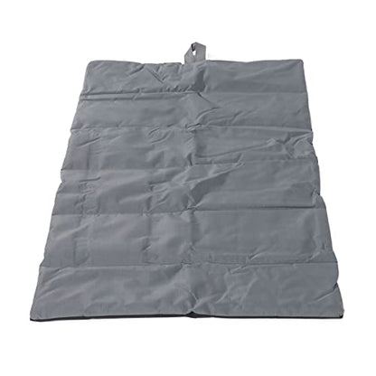 Portable Pet Mat, Foldable Rollup Pet Camping Bed, Easy to Clean and Store, Ideal for Outdoor Travel, Made of Sturdy 600D Oxford Cloth, Gray
