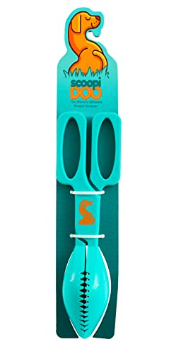 Soft Grip Pooper Scooper, Dog Poop Clean Up Tool, Used with or Without a Poop Bag