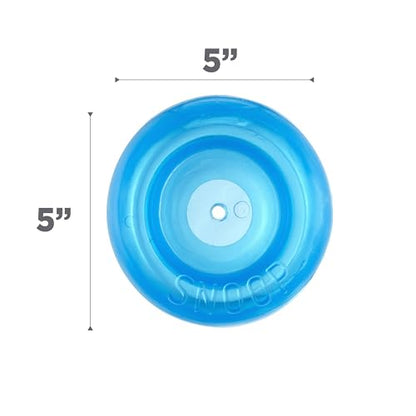 Outward Hound by Planet Dog Snoop Dog Toy – Treat‑Dispenser Puzzle Ball, Interactive Slow Feeder, Medium to Large Dogs, Bouncy & Mint-Infused, Blue, 5" - color: Blue