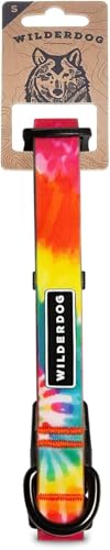 Wilderdog Waterproof Dog Collar - Repels Water & Dirt - Small 11"-15" - Tie Dye - color: Tie Dye, size: Small