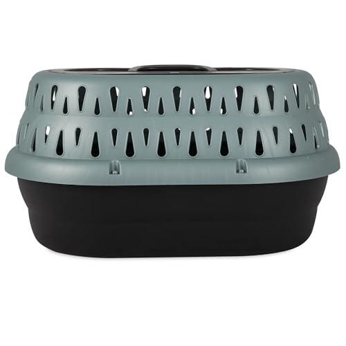 Green Top Load Pet Carrier for Cats & Small Dogs – 19" Soft-Sided Kennel, Lightweight Travel Crate for Pets up to 10 lb for Car, Plane, Vet, or Overnight Stays