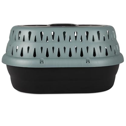 Green Top Load Pet Carrier for Cats & Small Dogs – 19" Soft-Sided Kennel, Lightweight Travel Crate for Pets up to 10 lb for Car, Plane, Vet, or Overnight Stays